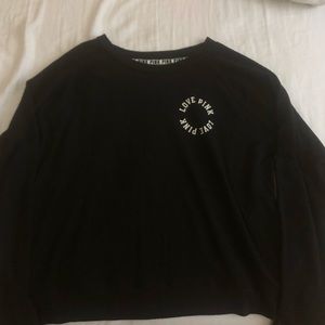 VS PINK black sweatshirt